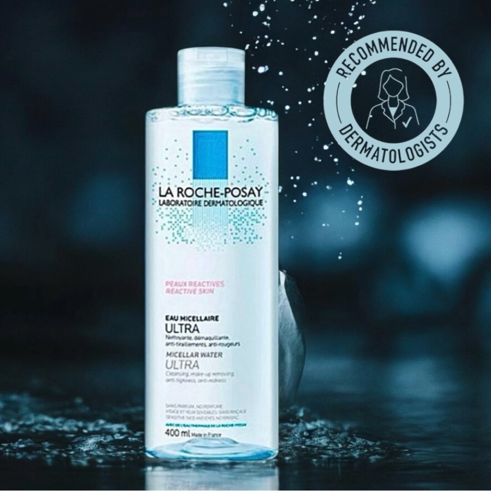 🆕💕LA ROCHE POSAY Micellar Water ULTRA Reactive Skin 400mL/13.53oz FRAGRANCE-FREE